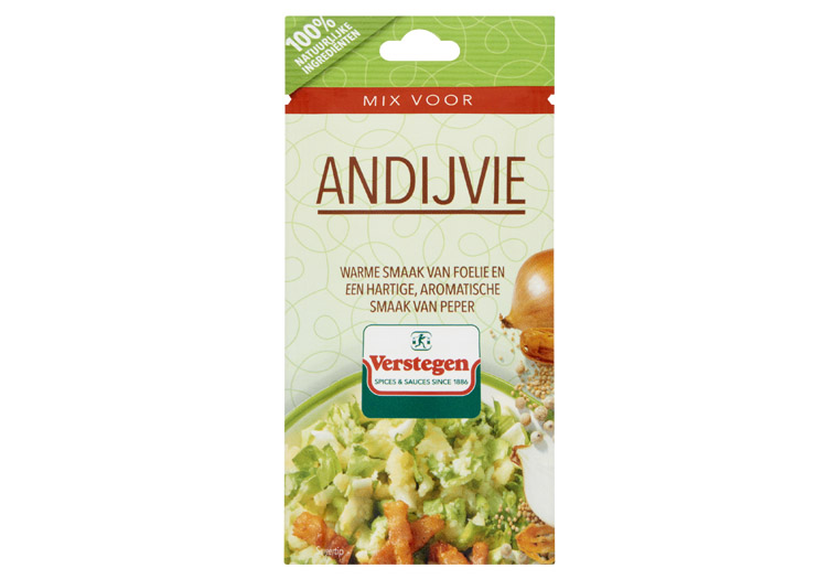 Combineer Verstegen Andijviekruiden met verse andijvie.